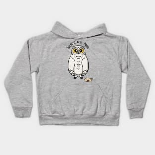 You're a real hoot Owl Digital Illustration Kids Hoodie